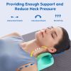 Neck and Shoulder Relaxer;  Neck Stretcher for TMJ Pain Relief and Neck Alignment;  with Acupressure Massag Design Neck Pain Pillow Cervical Traction