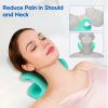 Neck and Shoulder Relaxer;  Neck Stretcher for TMJ Pain Relief and Neck Alignment;  with Acupressure Massag Design Neck Pain Pillow Cervical Traction